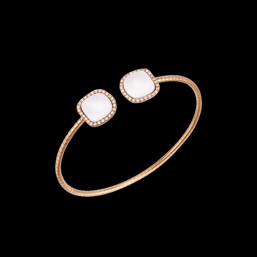 Jewelry Chantecler | Bracciale Enchante In Oro Rosa 18Kt, Diamanti E Kogolong Cod.41668