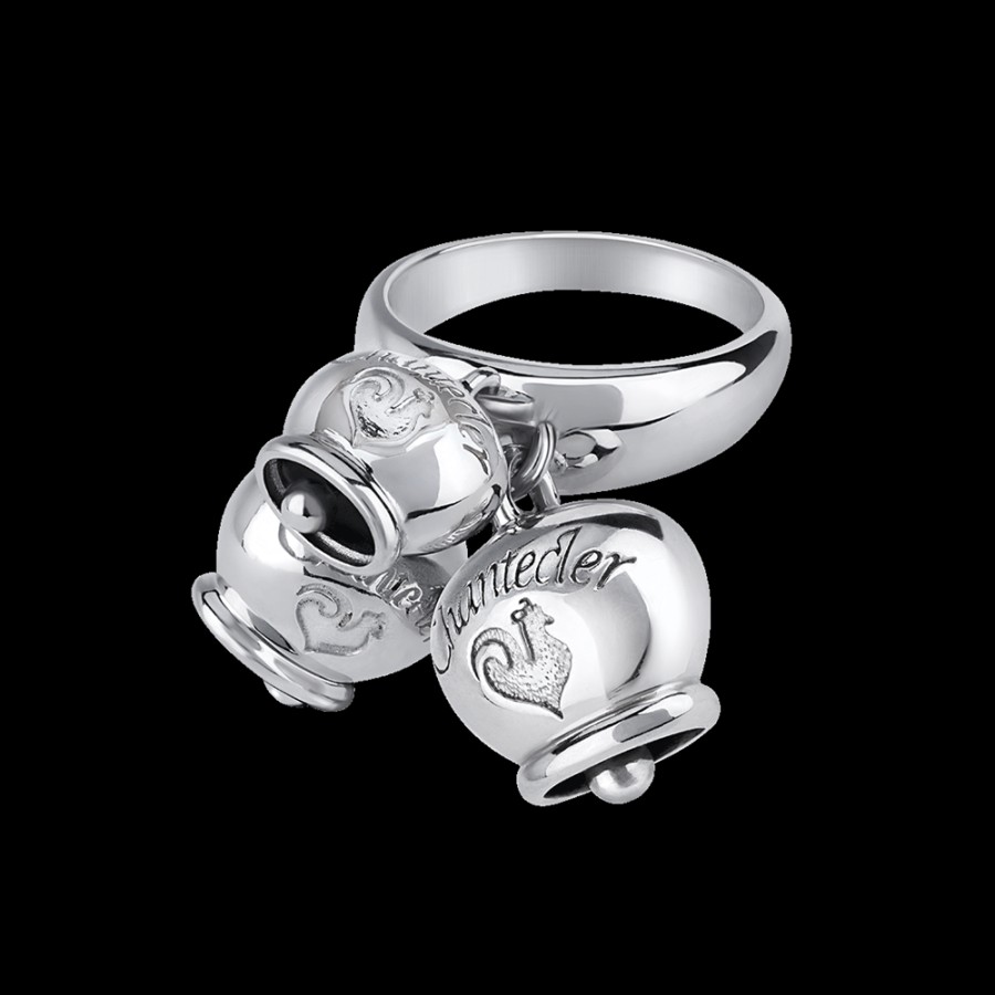 Et Voila Silver Chantecler | Anello Et Voila Tre Campanelle Piccole In Argento Cod.29364