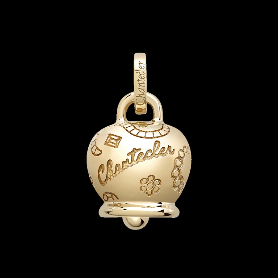 Jewelry Chantecler | Ciondolo Campanella Suamem Grande In Oro Giallo 9Kt Cod.40594