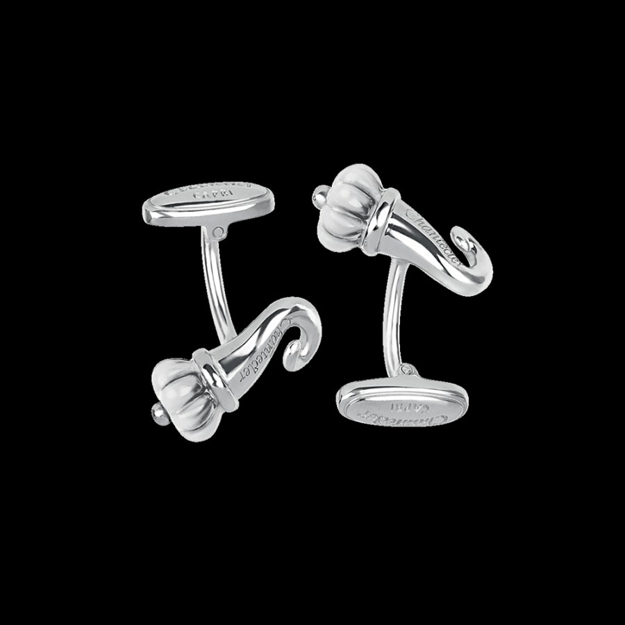 Et Voila Silver Chantecler | Gemelli Et Voila Corno Piccoli In Argento Cod.32562