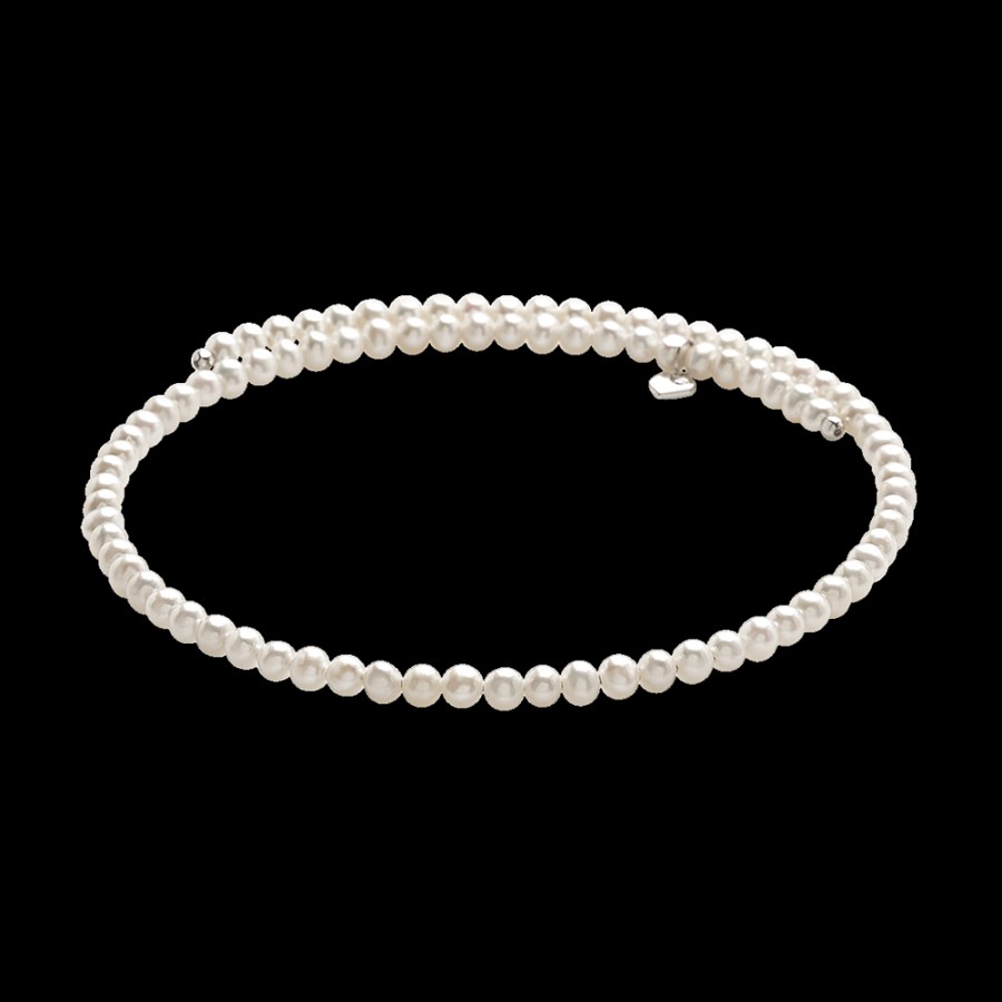 Et Voila Silver Chantecler | Choker In Perle Fresh Water E Argento Cod.39412