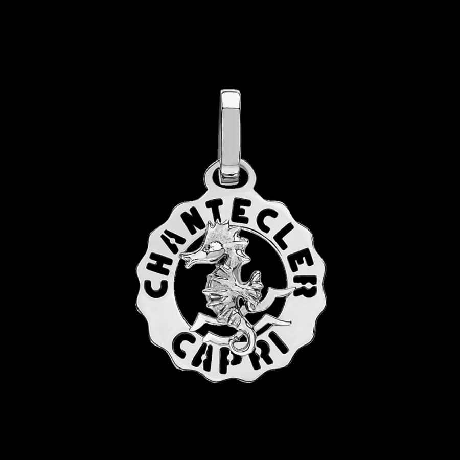 Et Voila Silver Chantecler | Ciondolo Logo Cavalluccio Mini In Argento Cod.42450