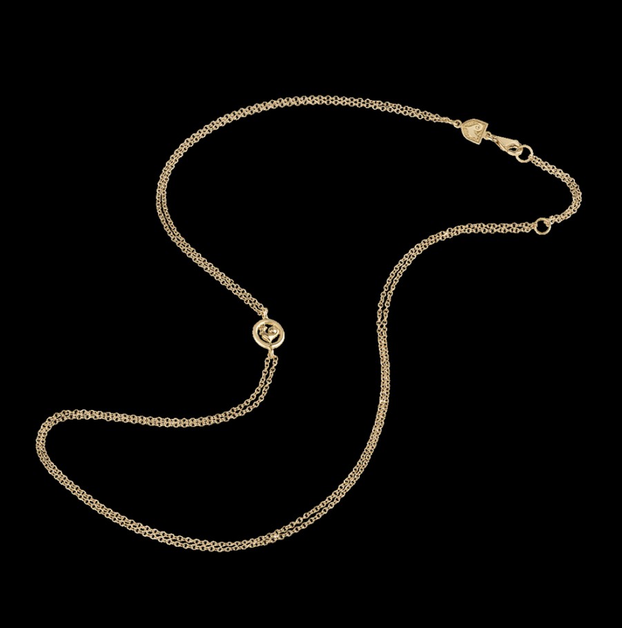 Jewelry Chantecler | Catena Doppia 45Cm In Oro Rosa 18Kt Cod.29600