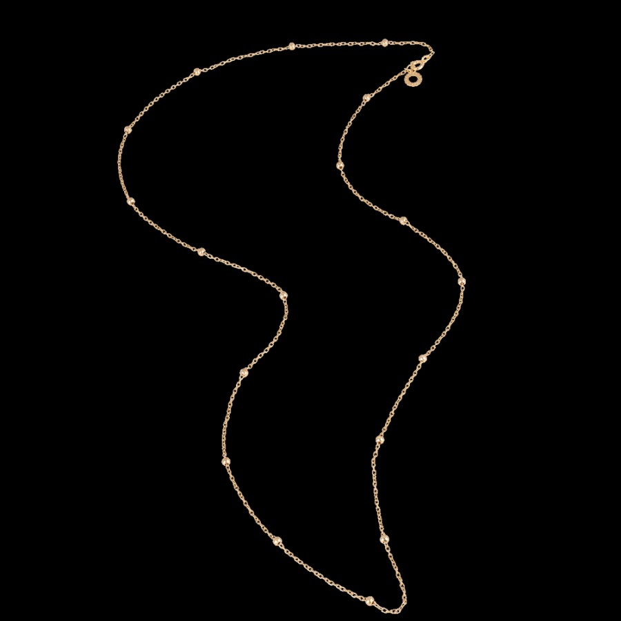 Jewelry Chantecler | Catena Con Sferette 80 Cm In Oro Giallo 9Kt Cod.41119